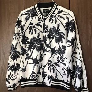 Palm Tree Bomber Jacket